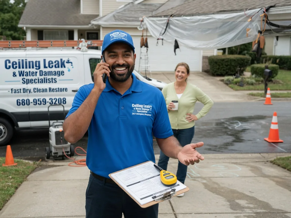 Ceiling Leak Cleanup Holland, IA FAQs